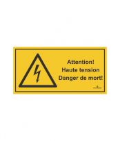Attention!  Haute tension Danger de mort!