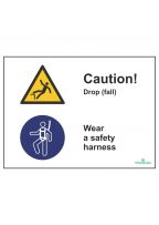 Caution! Drop (fall) 