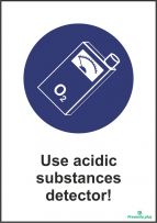 Use acidic substances detector