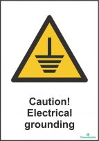 Caution! Electrical grounding 
