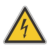 Warnung vor elektrischer Spannung!-piktogramme