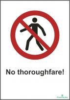 No thoroughfare
